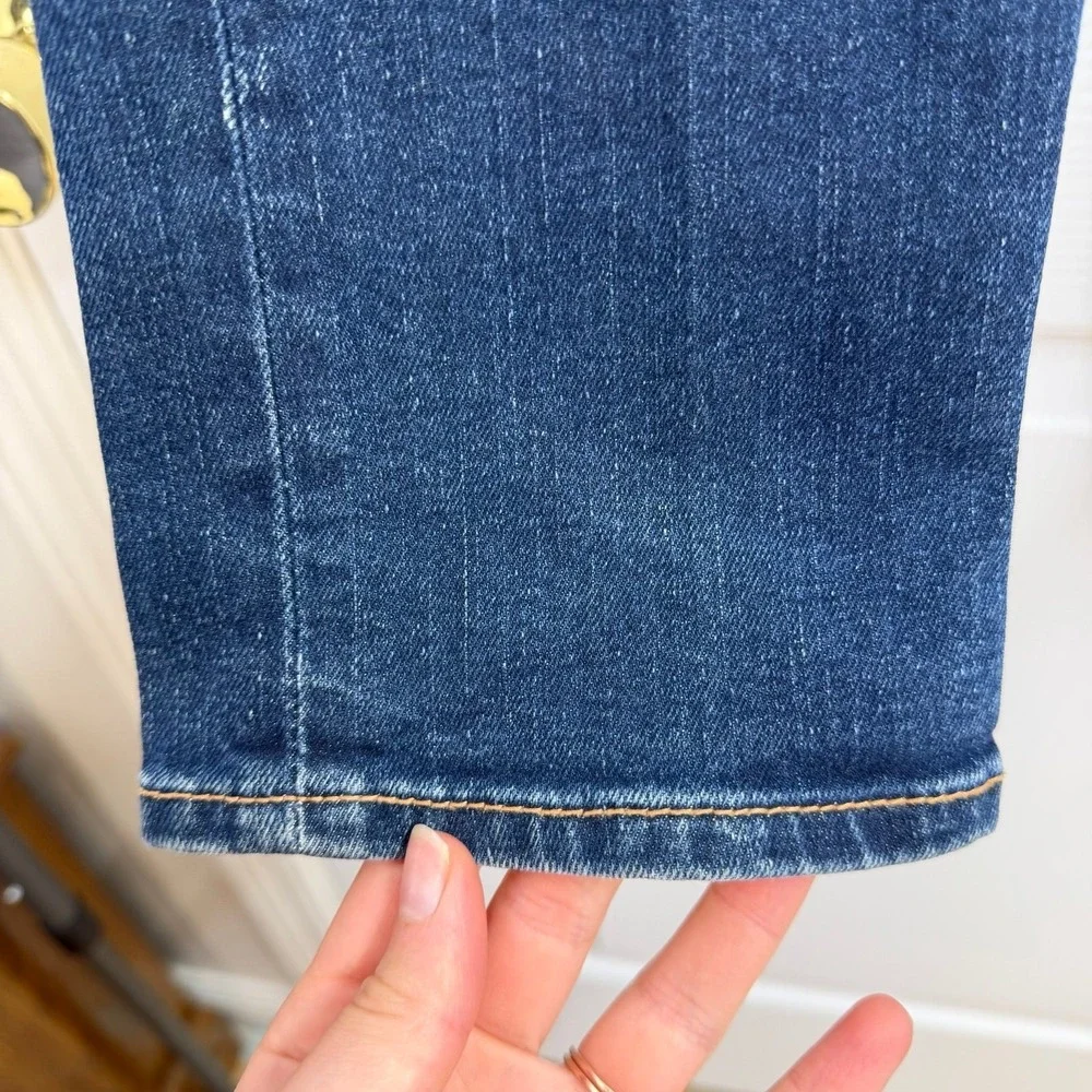 Old Navy girl's dark wash adjustable waist skinny cotton stretch jeans pants‎ 10